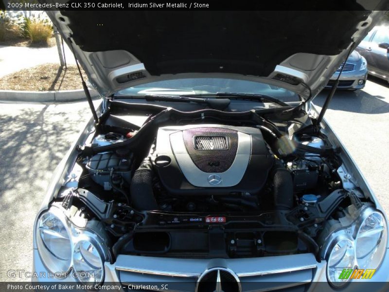 Iridium Silver Metallic / Stone 2009 Mercedes-Benz CLK 350 Cabriolet
