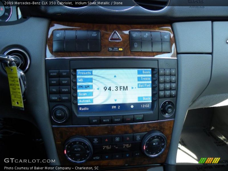 Iridium Silver Metallic / Stone 2009 Mercedes-Benz CLK 350 Cabriolet