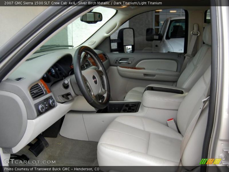  2007 Sierra 1500 SLT Crew Cab 4x4 Dark Titanium/Light Titanium Interior