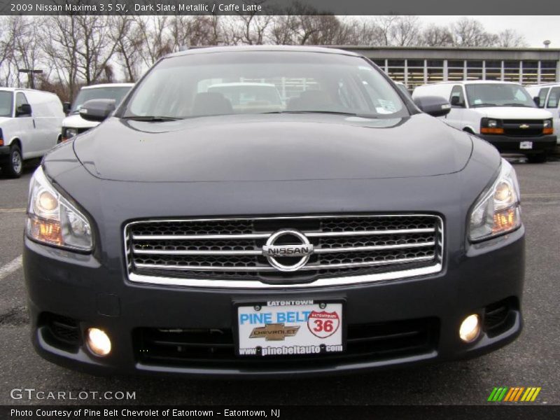Dark Slate Metallic / Caffe Latte 2009 Nissan Maxima 3.5 SV