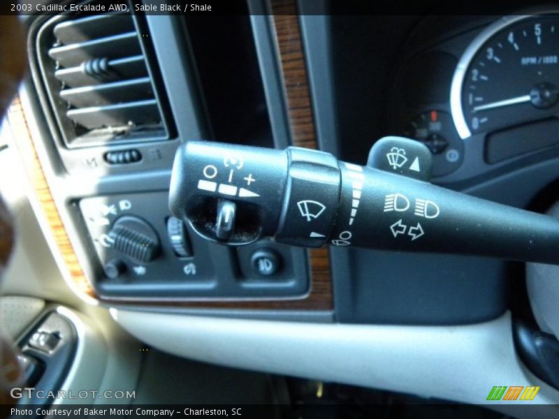 Sable Black / Shale 2003 Cadillac Escalade AWD