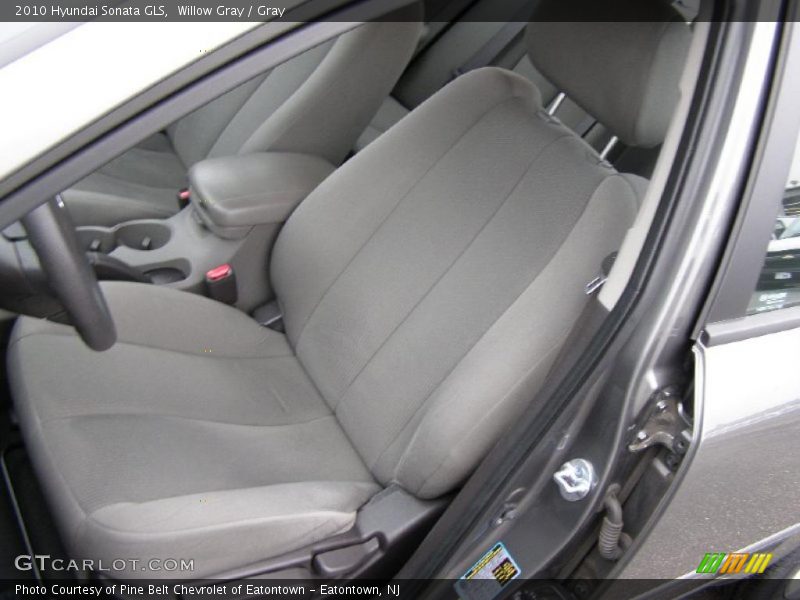Willow Gray / Gray 2010 Hyundai Sonata GLS