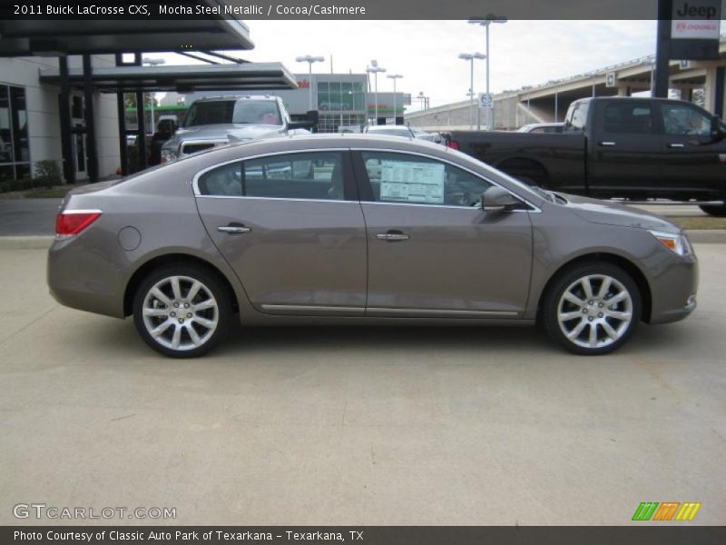 Mocha Steel Metallic / Cocoa/Cashmere 2011 Buick LaCrosse CXS