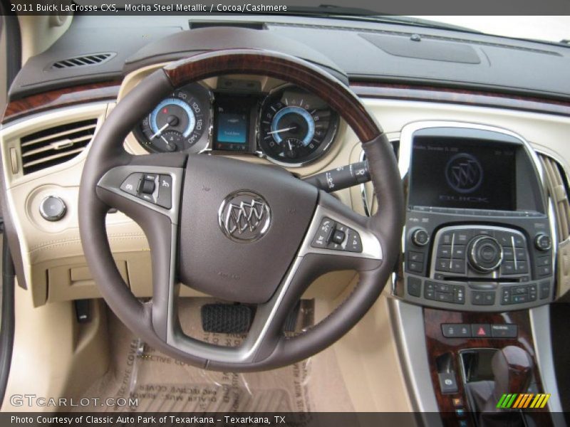 Mocha Steel Metallic / Cocoa/Cashmere 2011 Buick LaCrosse CXS
