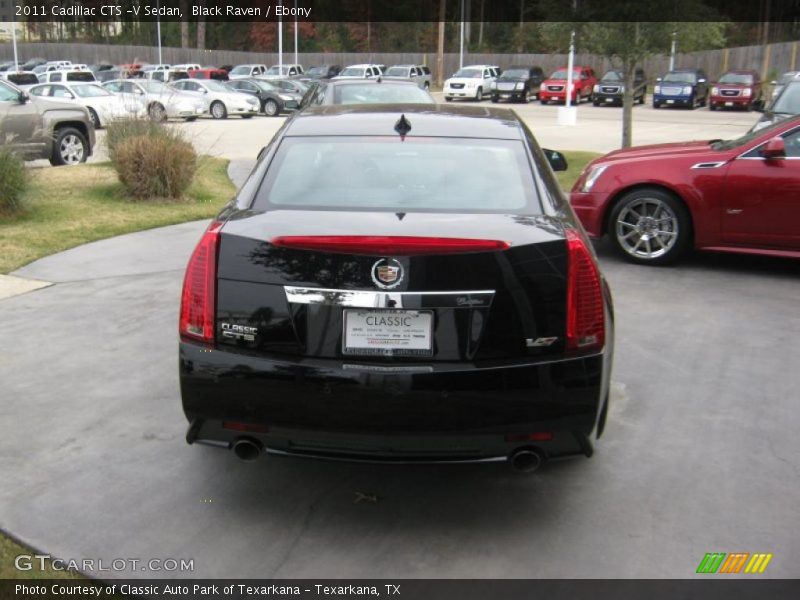 Black Raven / Ebony 2011 Cadillac CTS -V Sedan