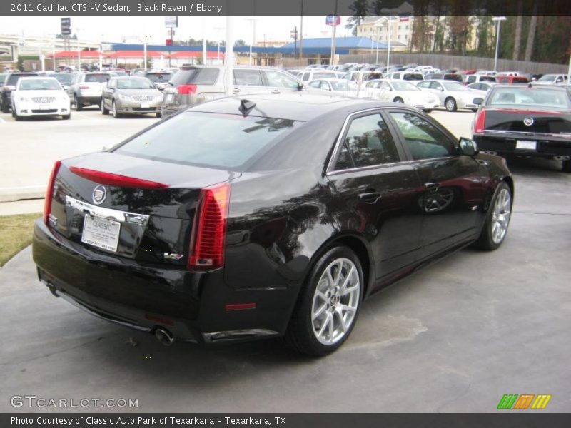 Black Raven / Ebony 2011 Cadillac CTS -V Sedan
