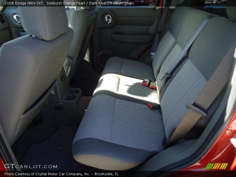 Sunburst Orange Pearl / Dark Khaki/Medium Khaki 2008 Dodge Nitro SXT