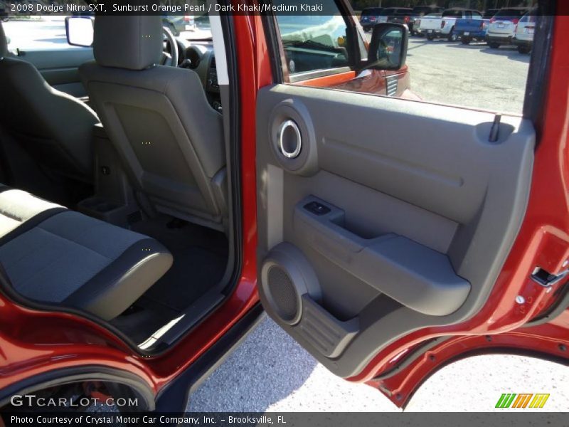 Sunburst Orange Pearl / Dark Khaki/Medium Khaki 2008 Dodge Nitro SXT