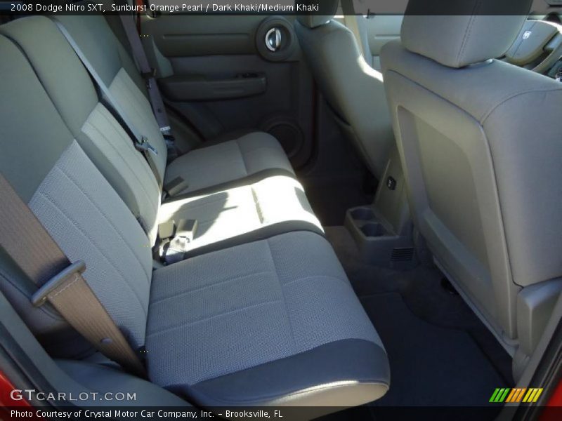 Sunburst Orange Pearl / Dark Khaki/Medium Khaki 2008 Dodge Nitro SXT