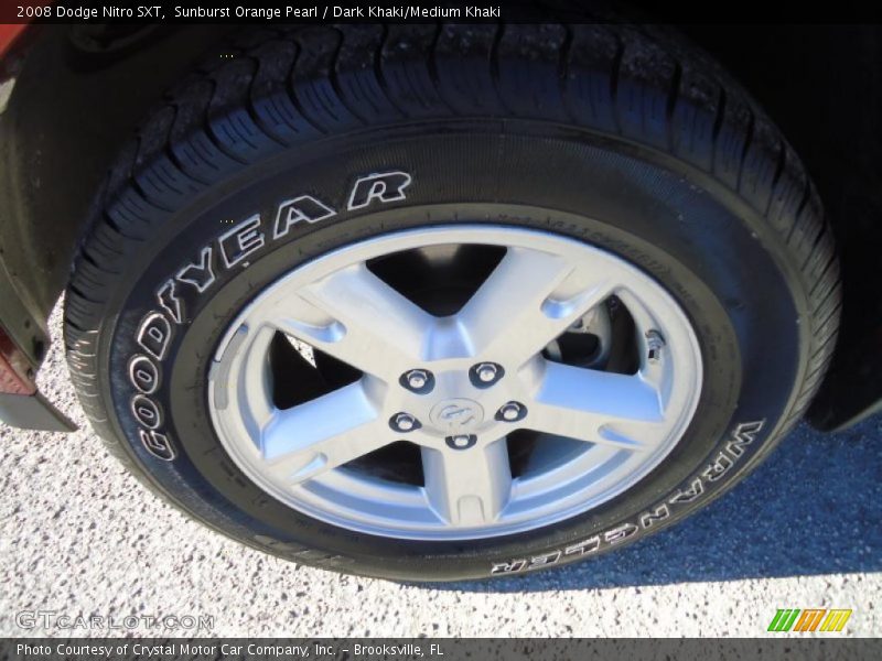 Sunburst Orange Pearl / Dark Khaki/Medium Khaki 2008 Dodge Nitro SXT