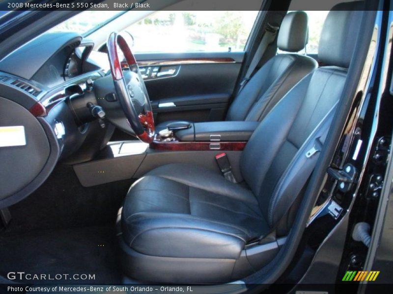  2008 S 550 Sedan Black Interior