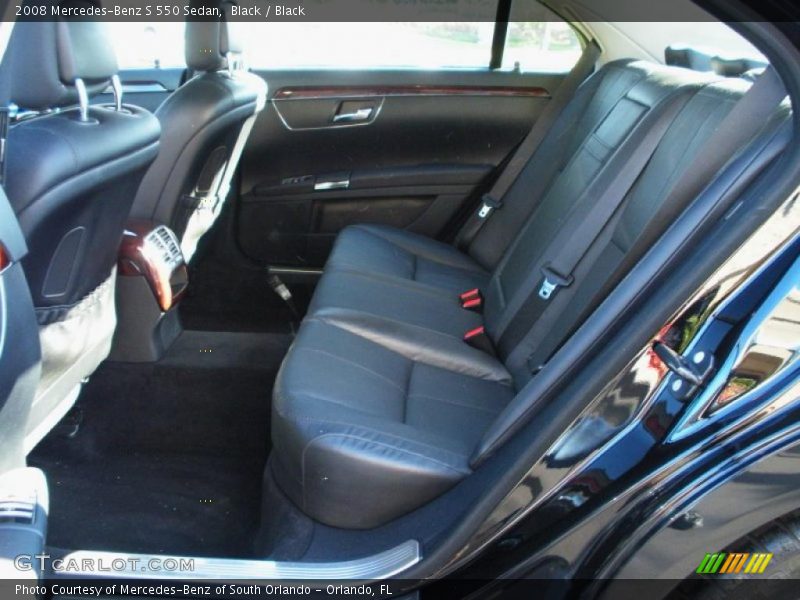 Black / Black 2008 Mercedes-Benz S 550 Sedan