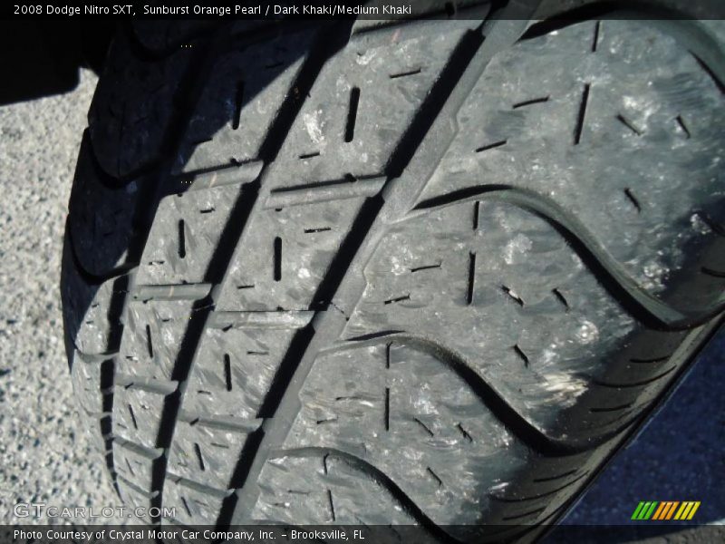 Sunburst Orange Pearl / Dark Khaki/Medium Khaki 2008 Dodge Nitro SXT