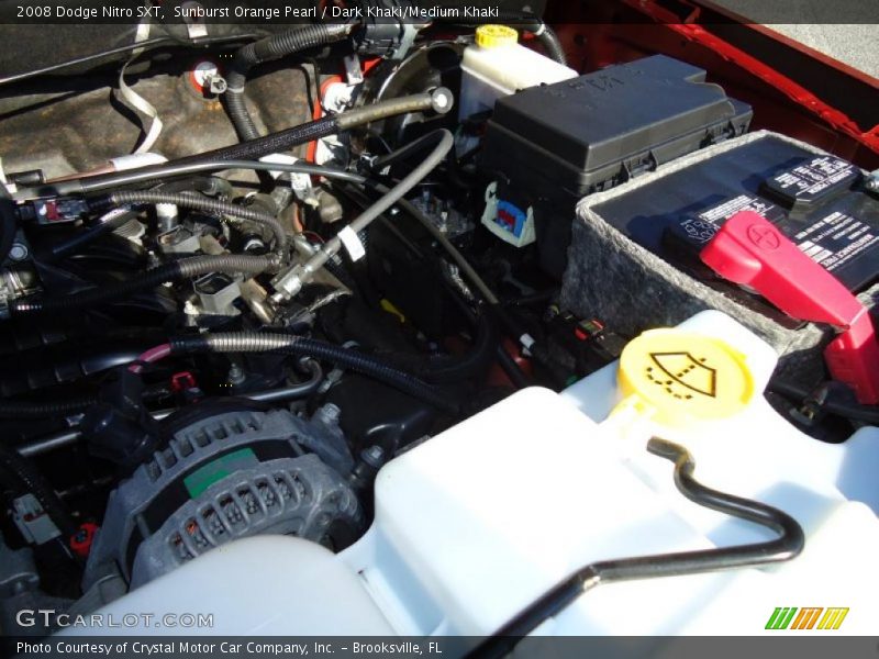 Sunburst Orange Pearl / Dark Khaki/Medium Khaki 2008 Dodge Nitro SXT