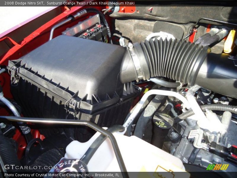 Sunburst Orange Pearl / Dark Khaki/Medium Khaki 2008 Dodge Nitro SXT