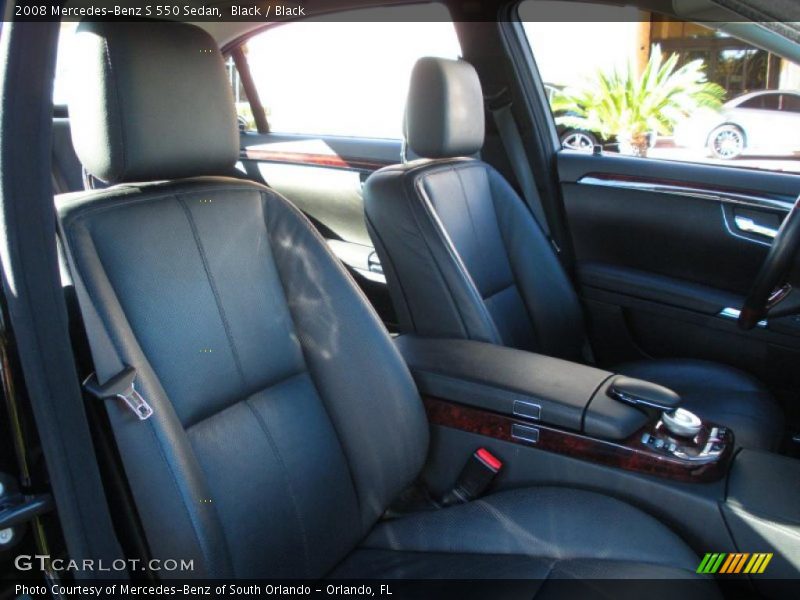  2008 S 550 Sedan Black Interior