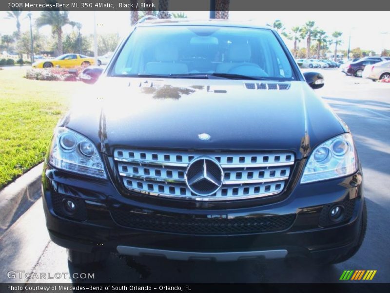 Black / Black 2008 Mercedes-Benz ML 350 4Matic