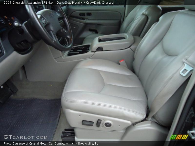 Dark Gray Metallic / Gray/Dark Charcoal 2005 Chevrolet Avalanche Z71 4x4