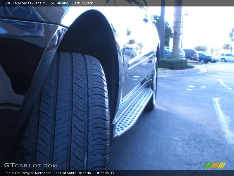 Black / Black 2008 Mercedes-Benz ML 350 4Matic