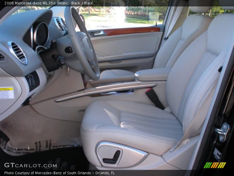 Black / Black 2008 Mercedes-Benz ML 350 4Matic