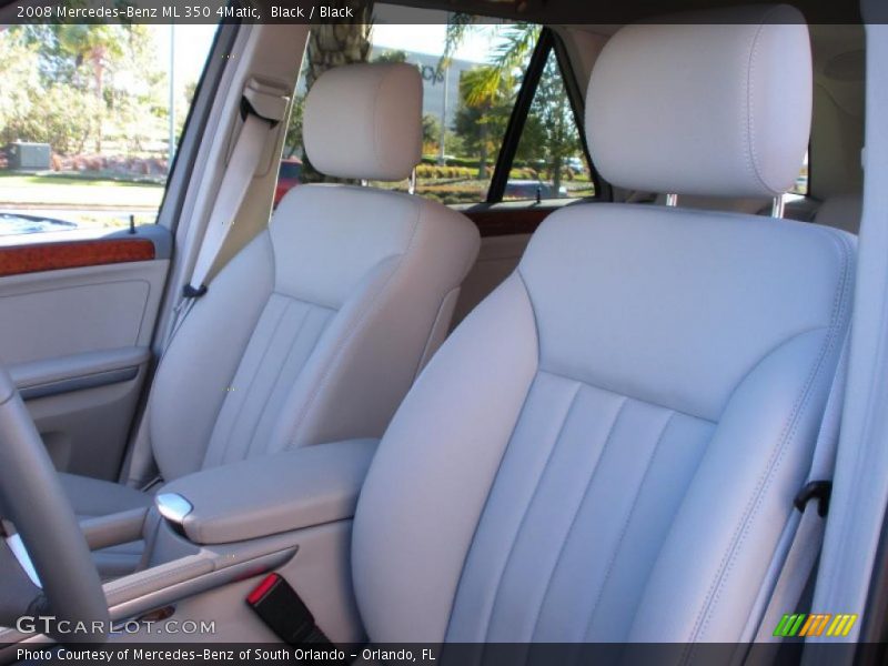 Black / Black 2008 Mercedes-Benz ML 350 4Matic