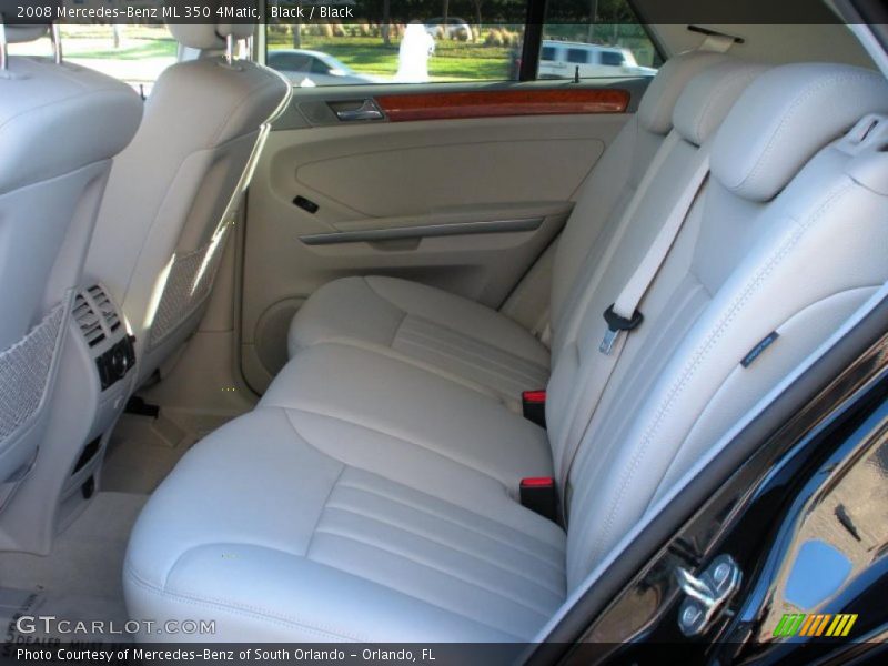 Black / Black 2008 Mercedes-Benz ML 350 4Matic