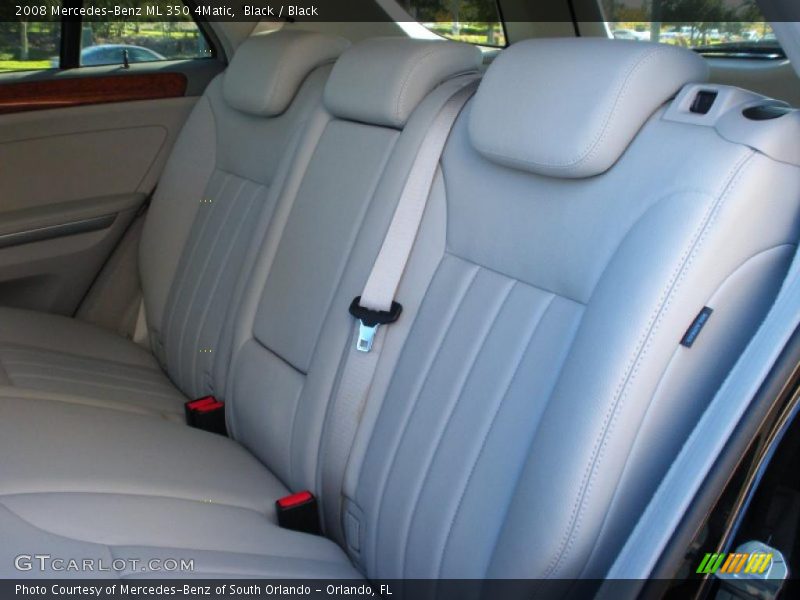 Black / Black 2008 Mercedes-Benz ML 350 4Matic