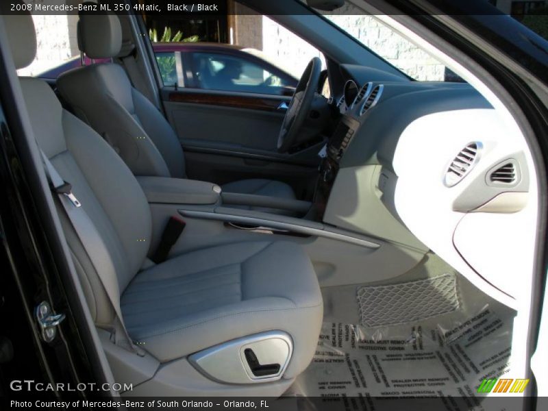 Black / Black 2008 Mercedes-Benz ML 350 4Matic