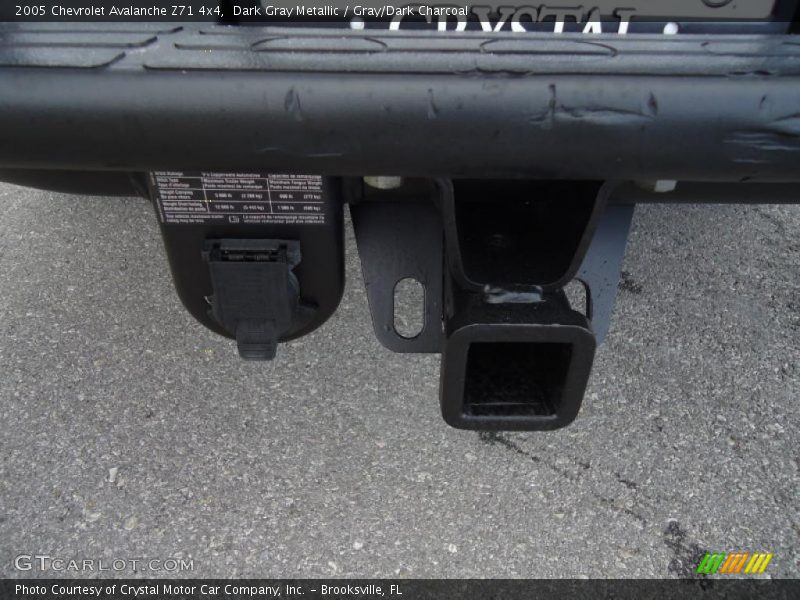 Dark Gray Metallic / Gray/Dark Charcoal 2005 Chevrolet Avalanche Z71 4x4