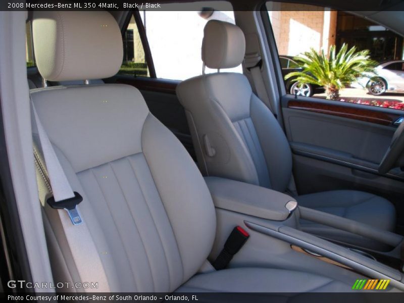 Black / Black 2008 Mercedes-Benz ML 350 4Matic