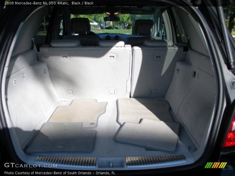 Black / Black 2008 Mercedes-Benz ML 350 4Matic