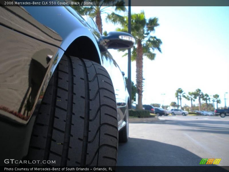 Black / Stone 2008 Mercedes-Benz CLK 550 Coupe