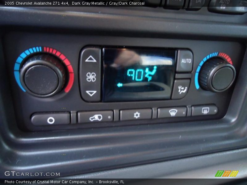 Dark Gray Metallic / Gray/Dark Charcoal 2005 Chevrolet Avalanche Z71 4x4