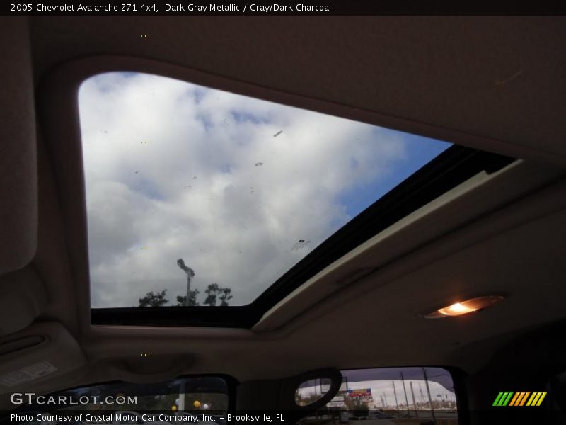 Dark Gray Metallic / Gray/Dark Charcoal 2005 Chevrolet Avalanche Z71 4x4