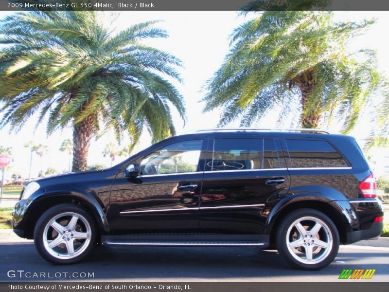 Black / Black 2009 Mercedes-Benz GL 550 4Matic