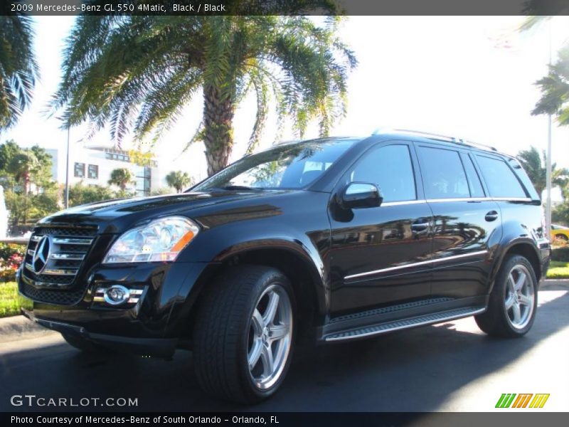 Black / Black 2009 Mercedes-Benz GL 550 4Matic