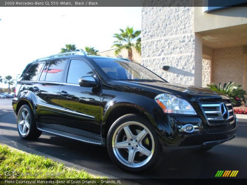 Black / Black 2009 Mercedes-Benz GL 550 4Matic