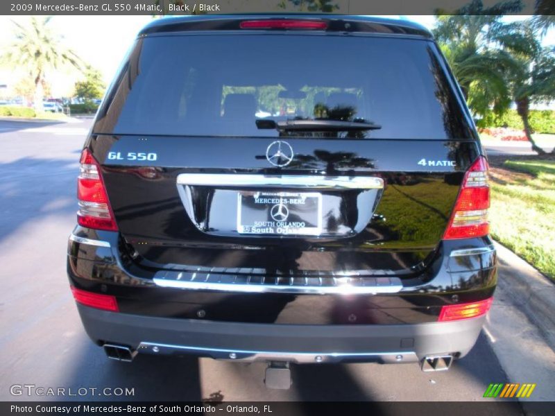 Black / Black 2009 Mercedes-Benz GL 550 4Matic