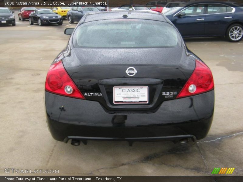 Super Black / Charcoal 2008 Nissan Altima 3.5 SE Coupe