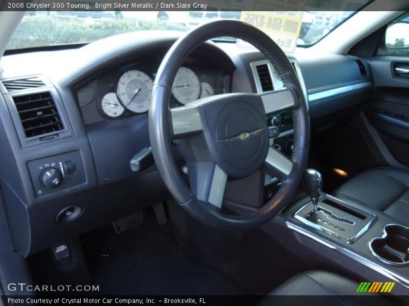 Bright Silver Metallic / Dark Slate Gray 2008 Chrysler 300 Touring