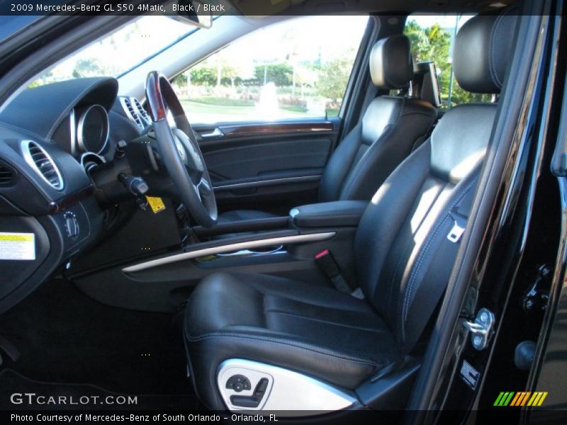 Black / Black 2009 Mercedes-Benz GL 550 4Matic