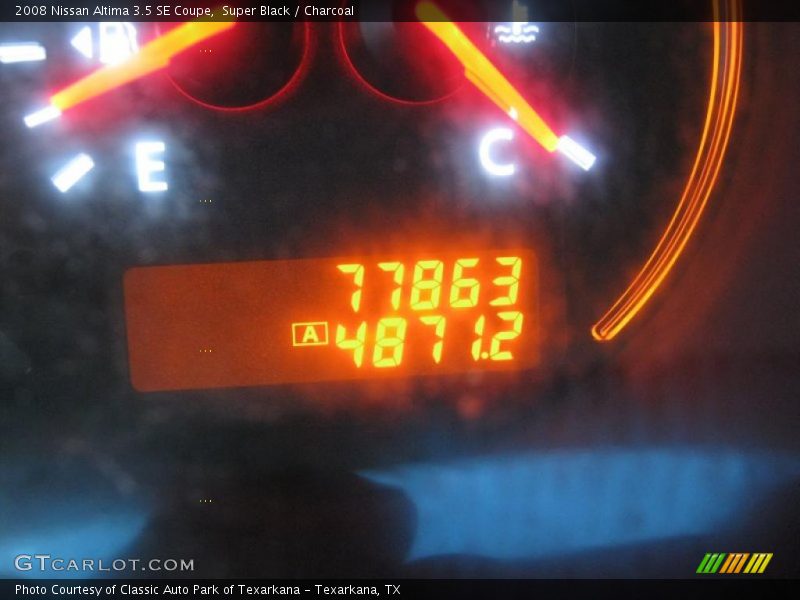 Super Black / Charcoal 2008 Nissan Altima 3.5 SE Coupe