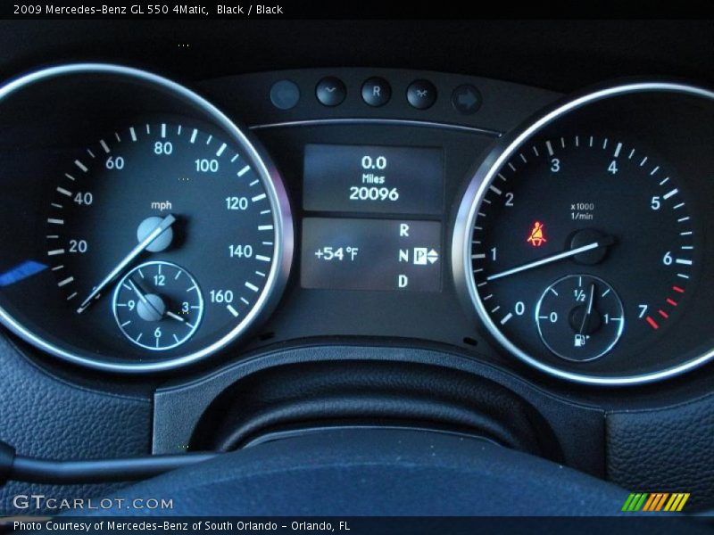  2009 GL 550 4Matic 550 4Matic Gauges