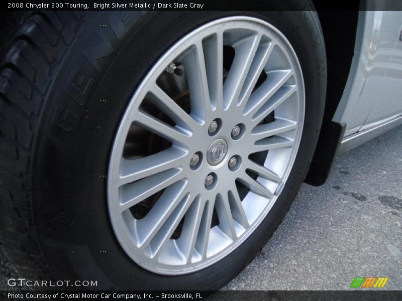 Bright Silver Metallic / Dark Slate Gray 2008 Chrysler 300 Touring