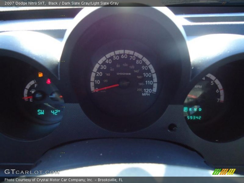 Black / Dark Slate Gray/Light Slate Gray 2007 Dodge Nitro SXT