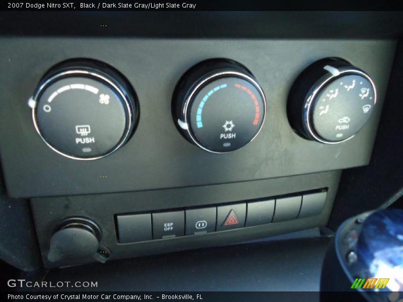 Black / Dark Slate Gray/Light Slate Gray 2007 Dodge Nitro SXT