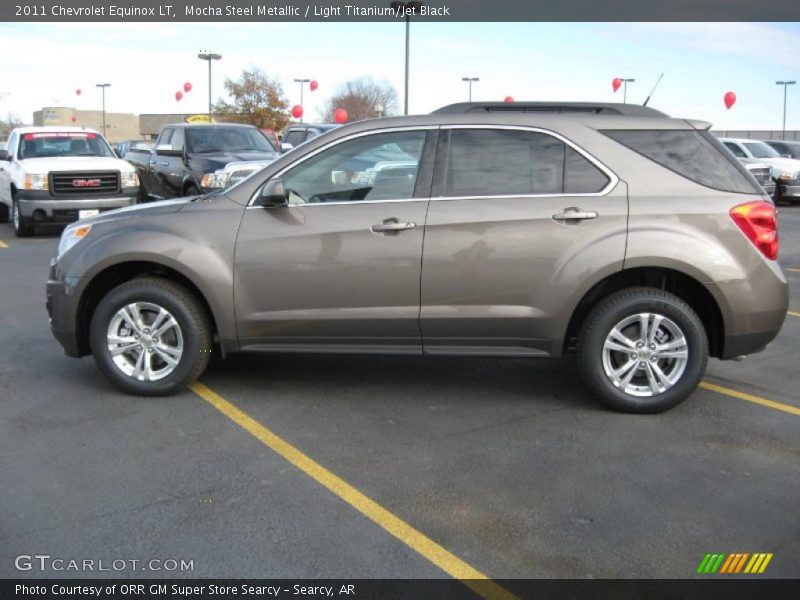 Mocha Steel Metallic / Light Titanium/Jet Black 2011 Chevrolet Equinox LT