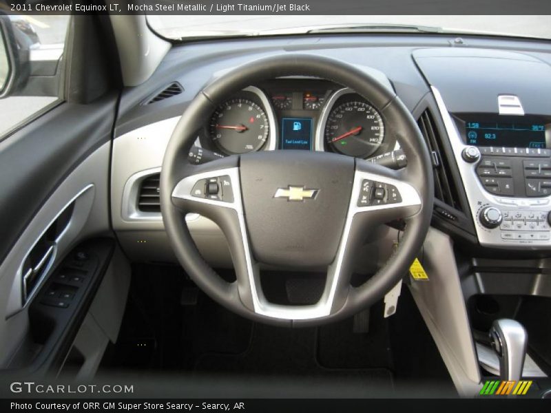 Mocha Steel Metallic / Light Titanium/Jet Black 2011 Chevrolet Equinox LT
