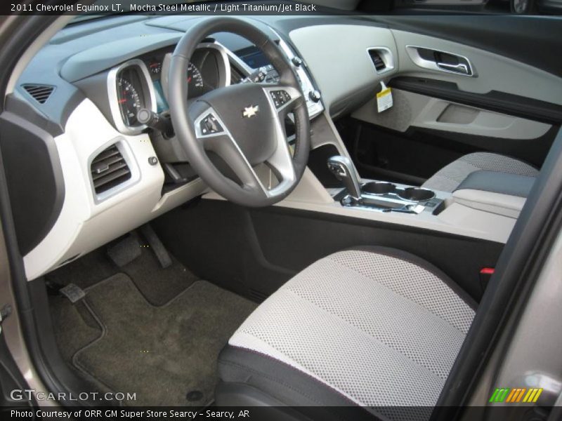  2011 Equinox LT Light Titanium/Jet Black Interior