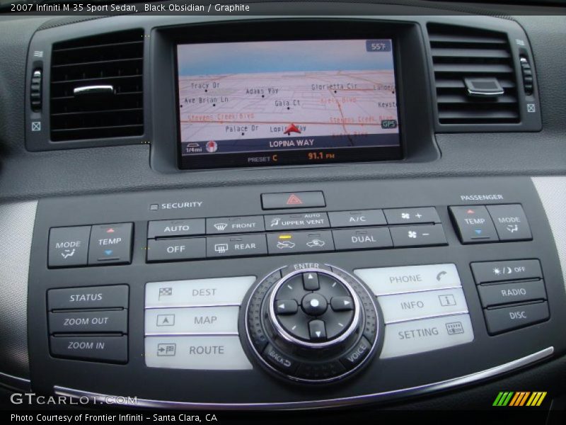 Black Obsidian / Graphite 2007 Infiniti M 35 Sport Sedan